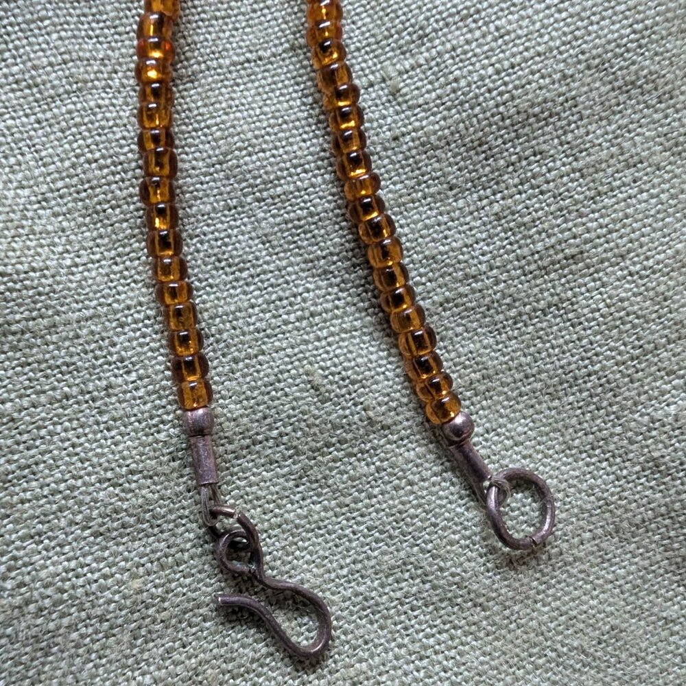 Large Amber pendant necklace - Picture 3 of 5